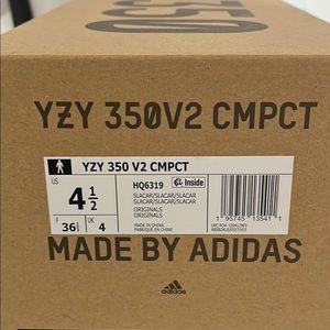 Yeezy boost size 4.5 men size 6 woman new never worn